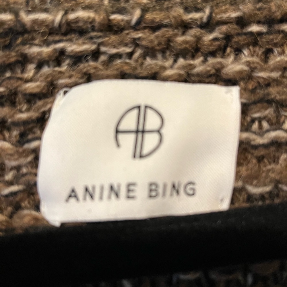 Anine Bing Brown Knit Cardigan - Picture 3 of 4